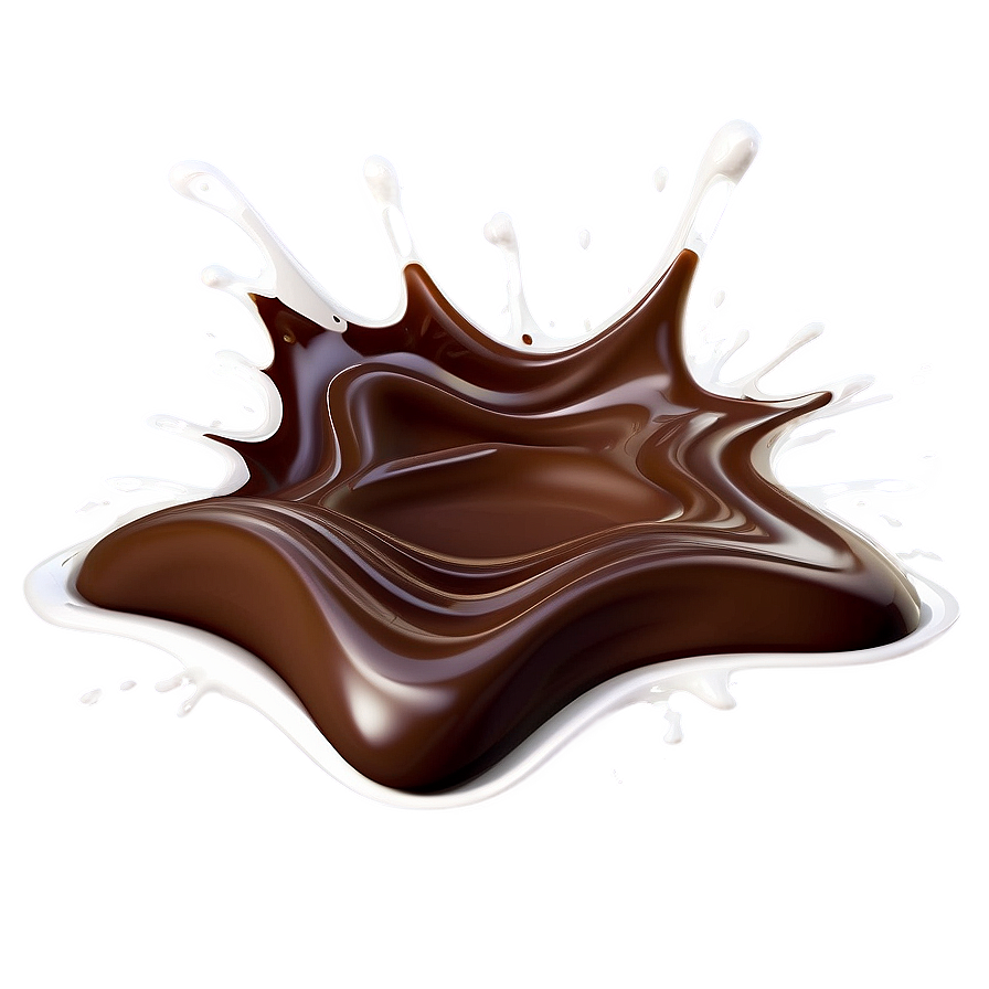 Chocolate Splash Scene Png 06262024 PNG image