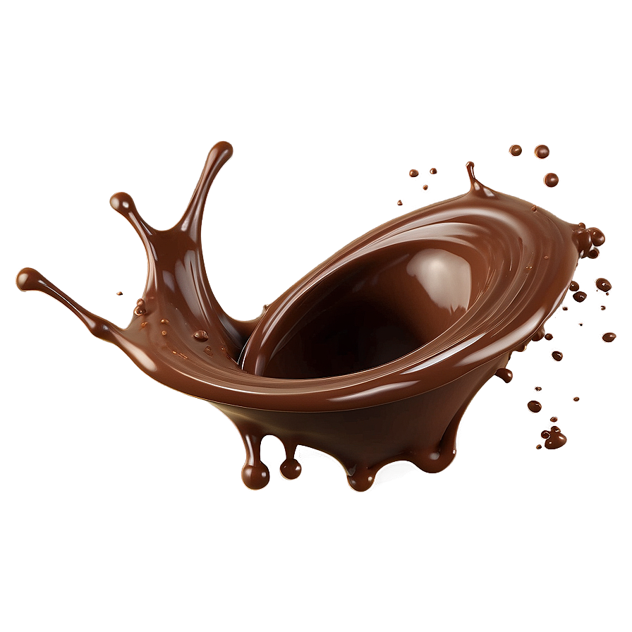 Chocolate Splash Swirl Png 69 PNG image