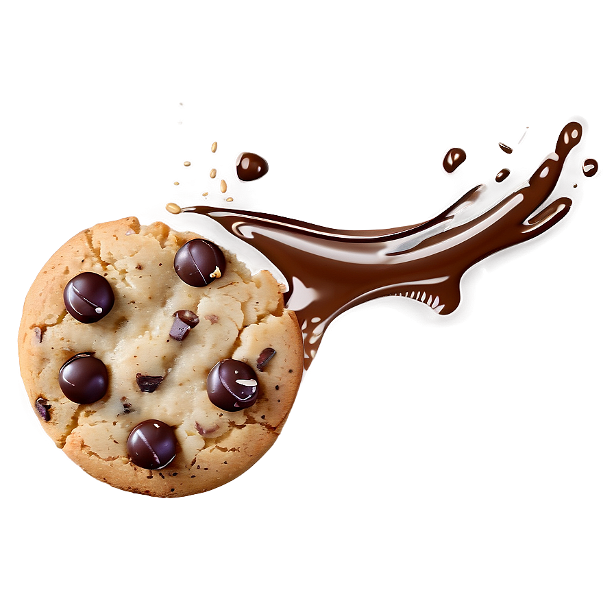 Chocolate Splash With Cookies Png Hgf47 PNG image