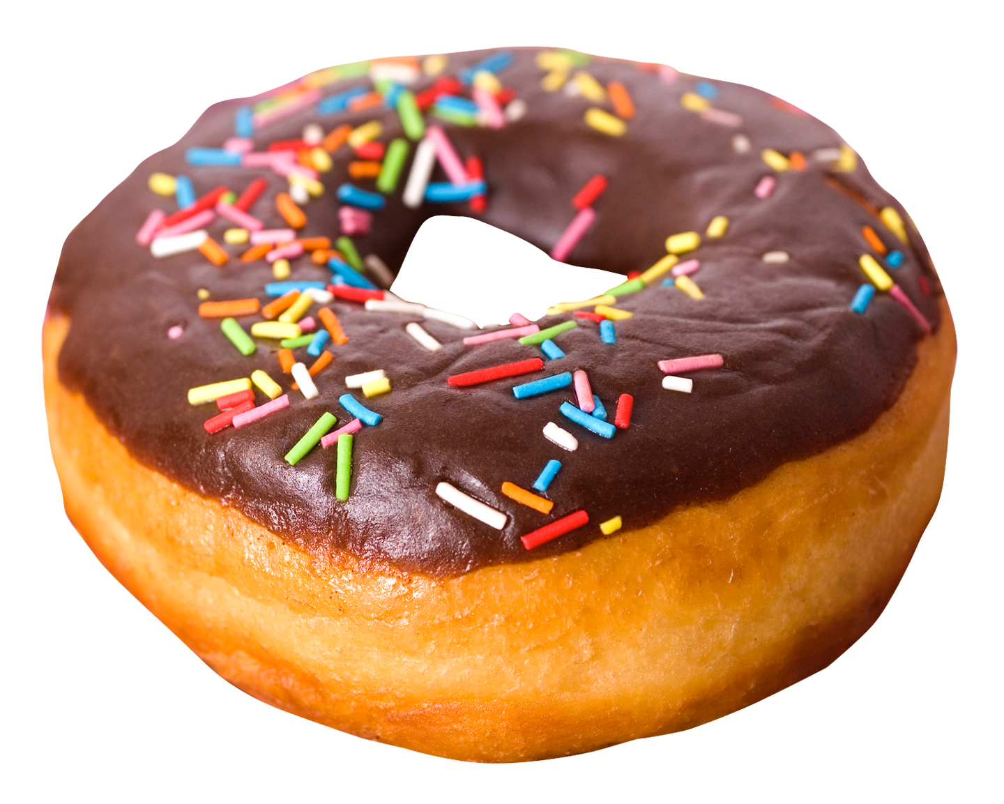 Chocolate Sprinkled Donut.png PNG image