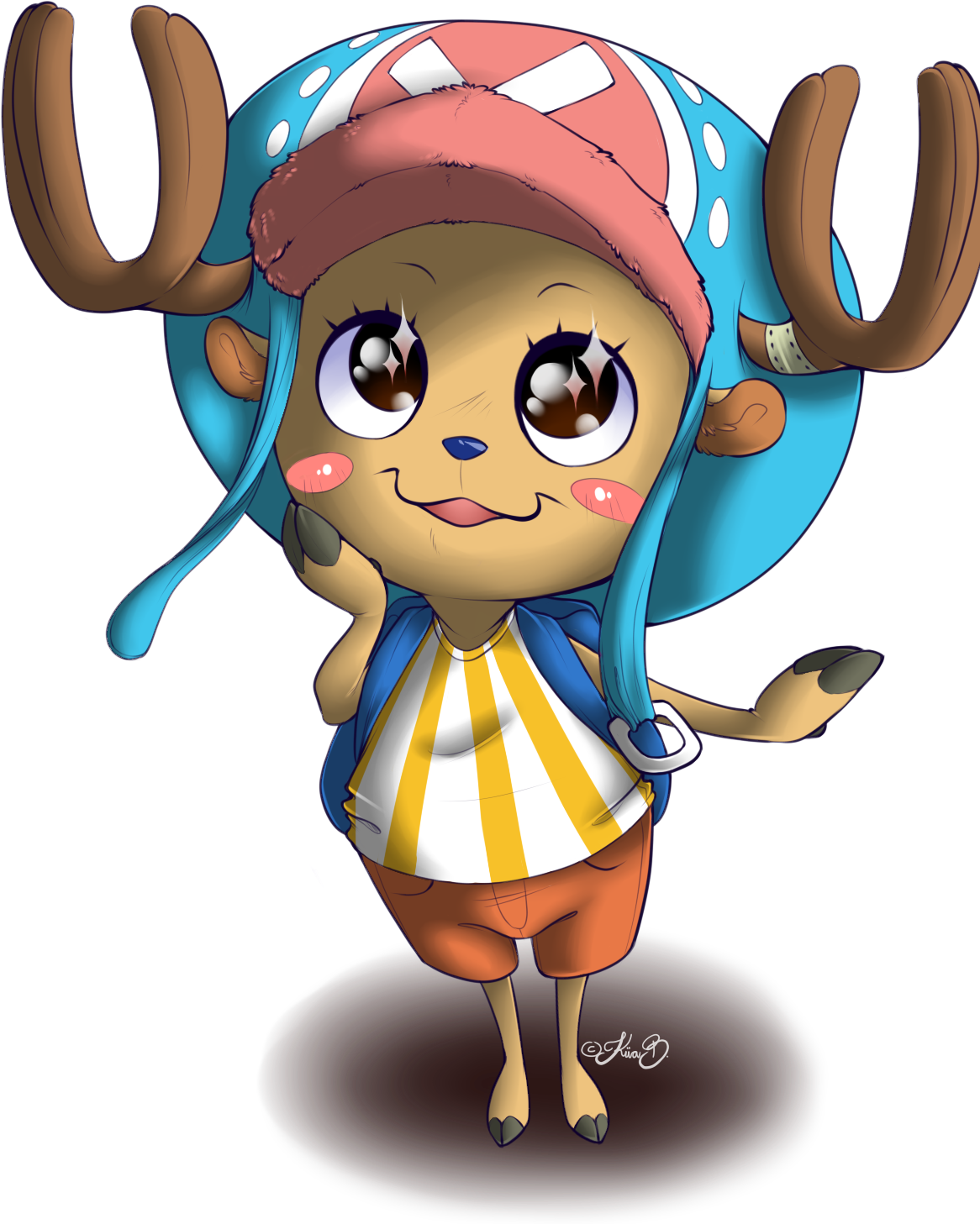 Chopper One Piece Anime Character PNG image