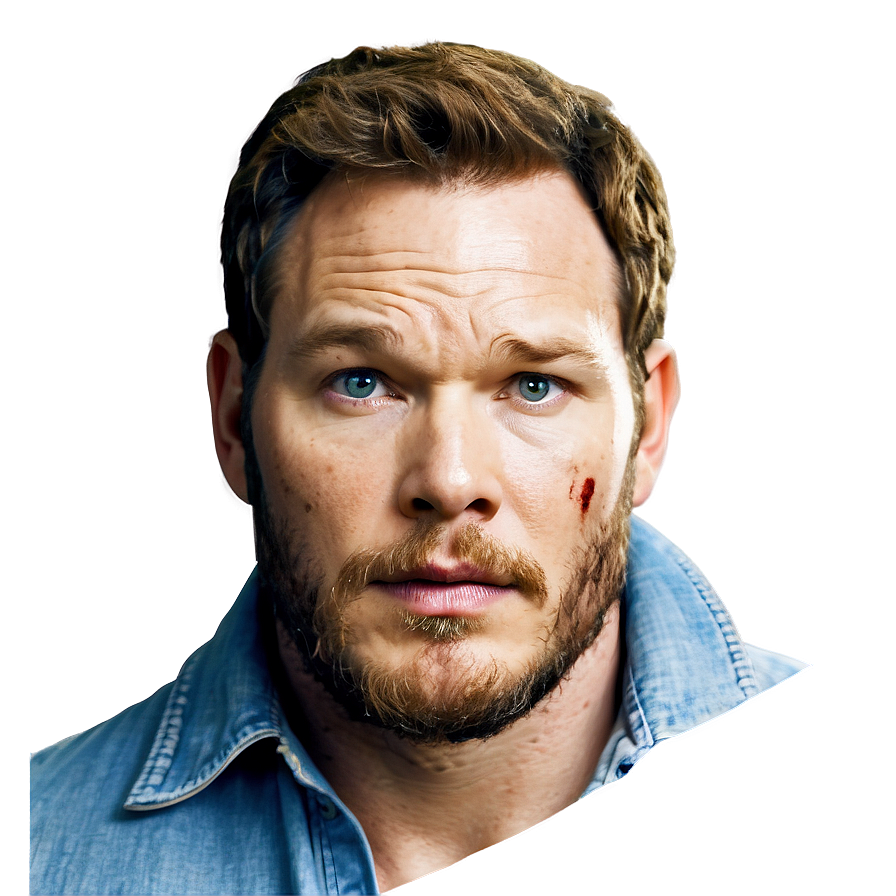 Chris Pratt Beard Look Png 06232024 PNG image