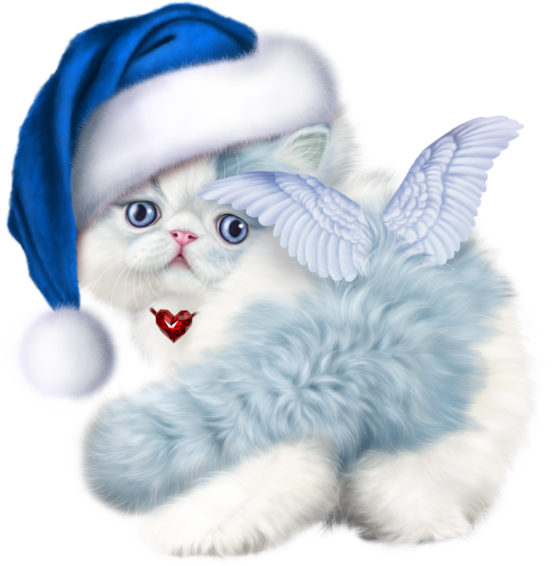 Christmas_ Angel_ Kitty.png PNG image