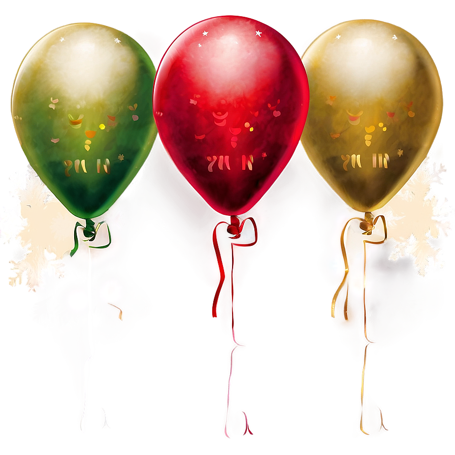 Christmas Balloons Png 18 PNG image