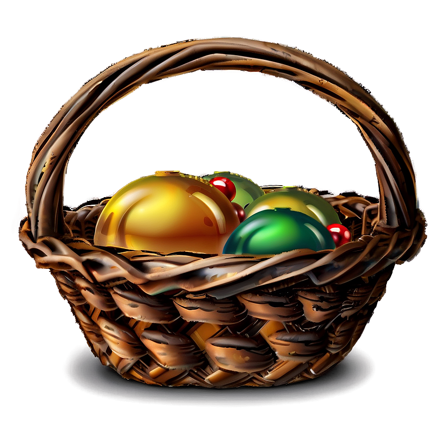 Christmas Basket Png Pfj63 PNG image