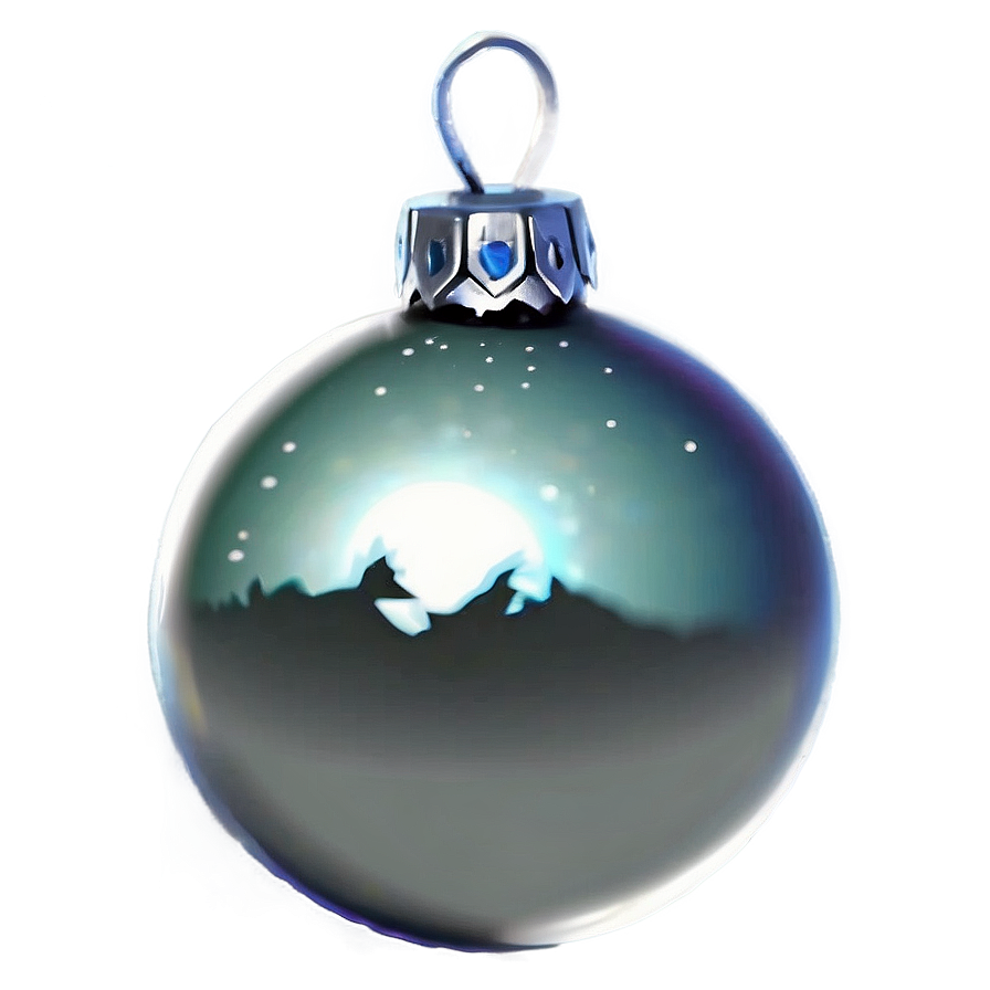 Christmas Bauble Silhouette Png Pij59 PNG image