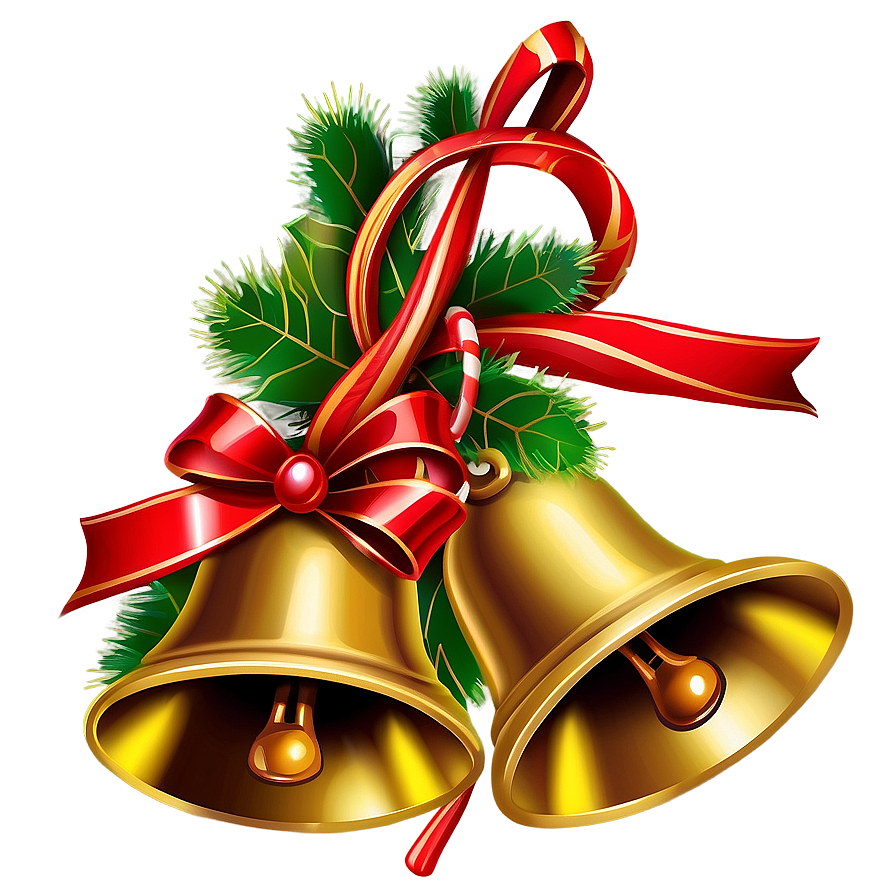 Christmas Bells And Candies Png Vxi20 PNG image