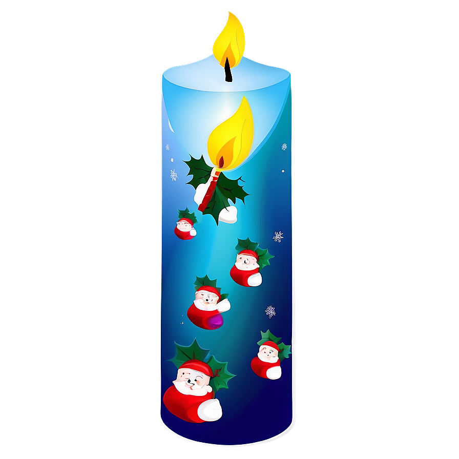 Christmas Candle Design Png 51 PNG image