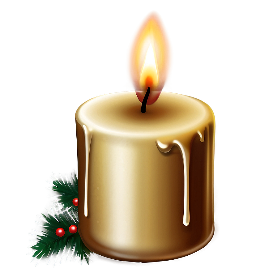 Christmas Candle Glow Png 12 PNG image