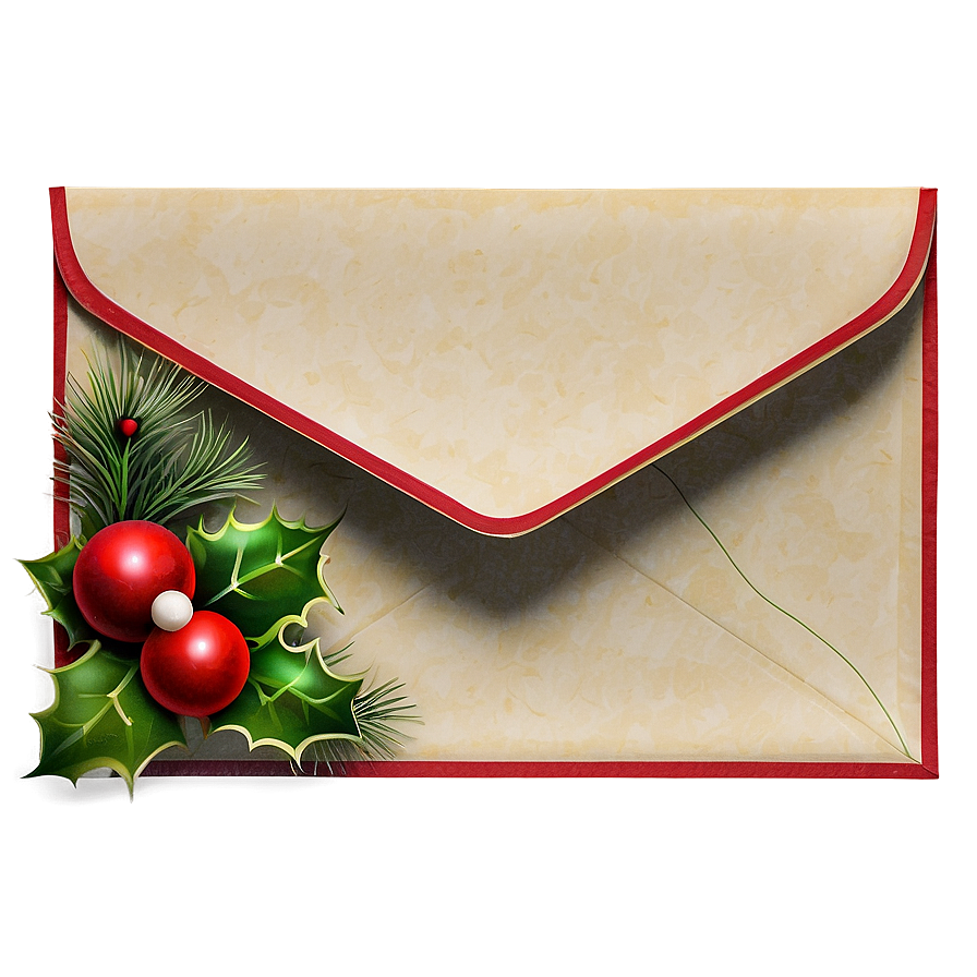 Christmas Card Envelope Png Vpl14 PNG image