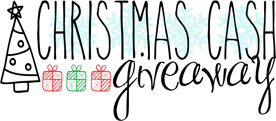 Christmas Cash Giveaway Graphic PNG image