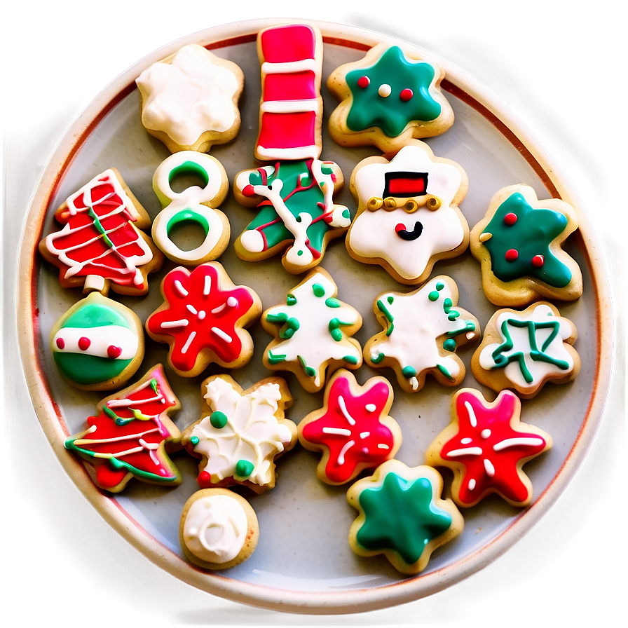 Christmas Cookie Icing Techniques Png Vte9 PNG image