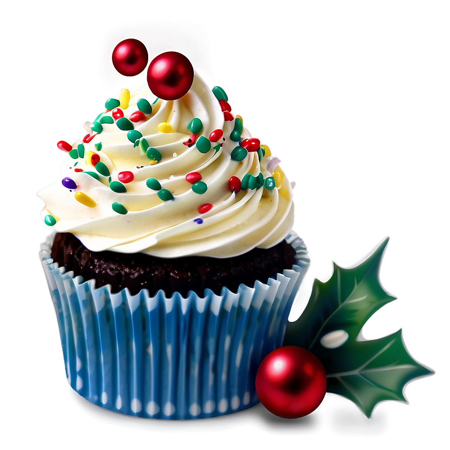 Christmas Cupcakes Png 06112024 PNG image