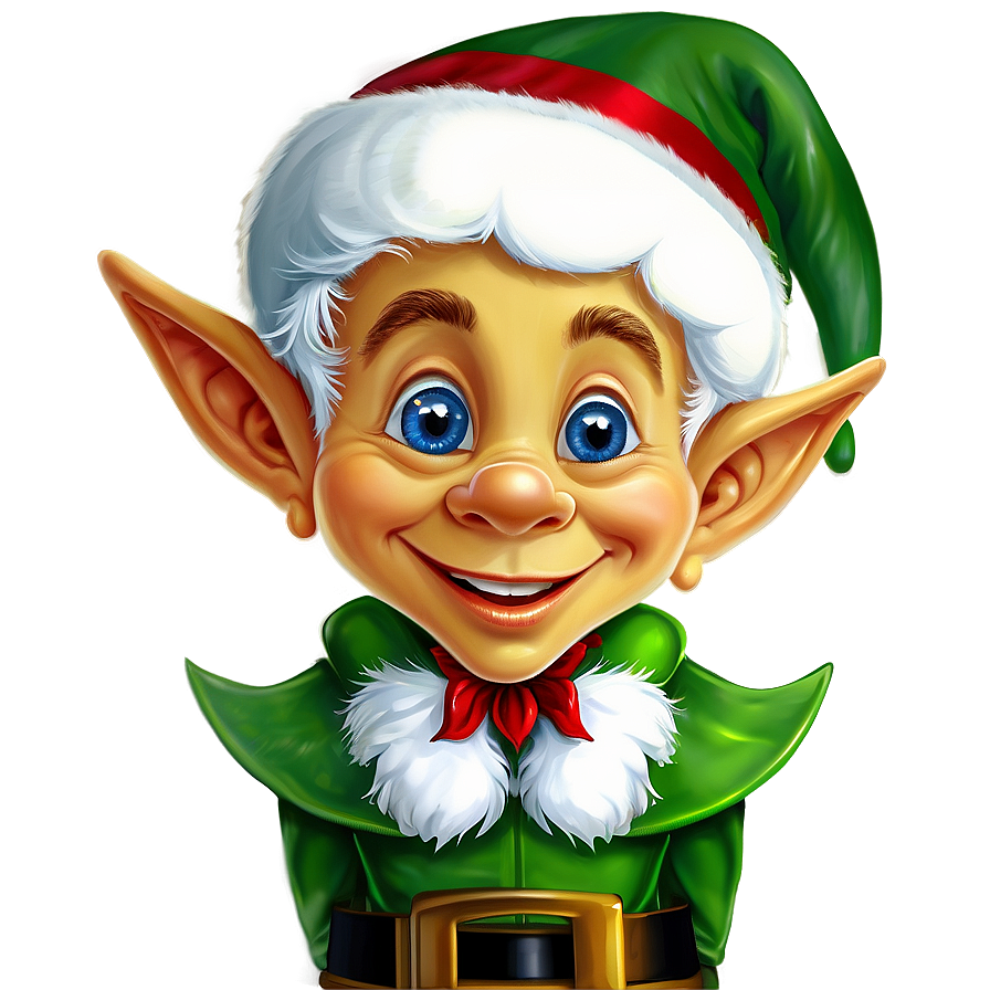 Christmas Elf Illustration Png Thu43 PNG image