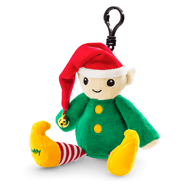 Christmas Elf Plush Keychain PNG image