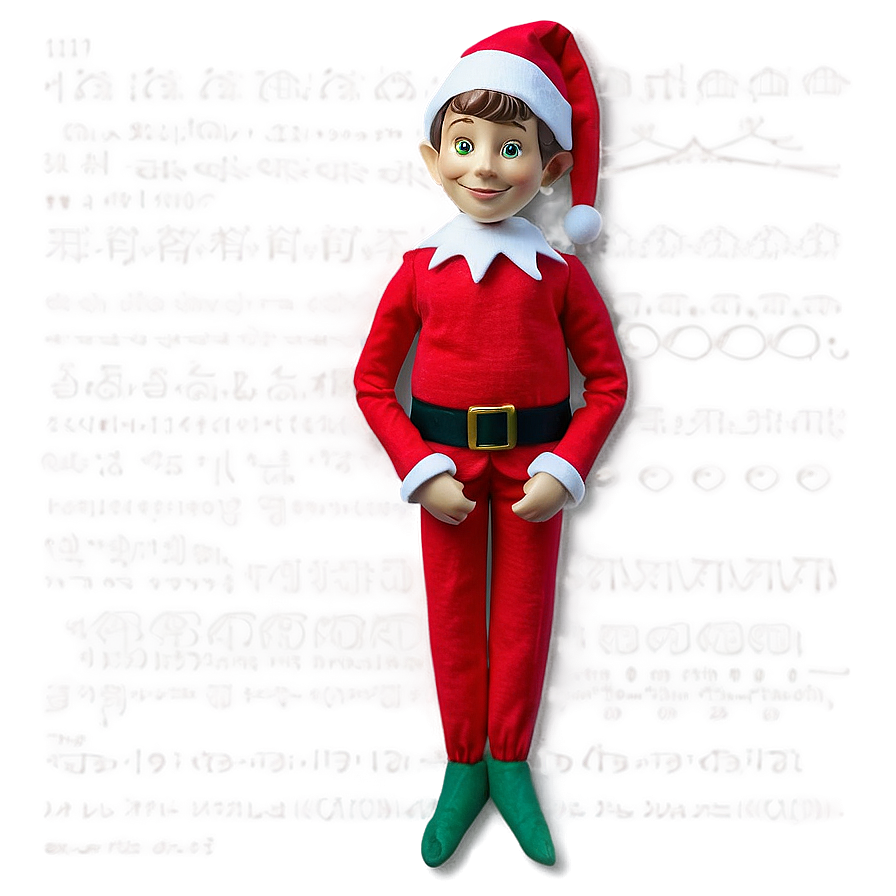 Christmas Elf Shelf Figure Png 05242024 PNG image