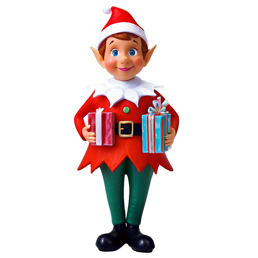 Christmas Elf Shelf Figure Png 05242024 PNG image