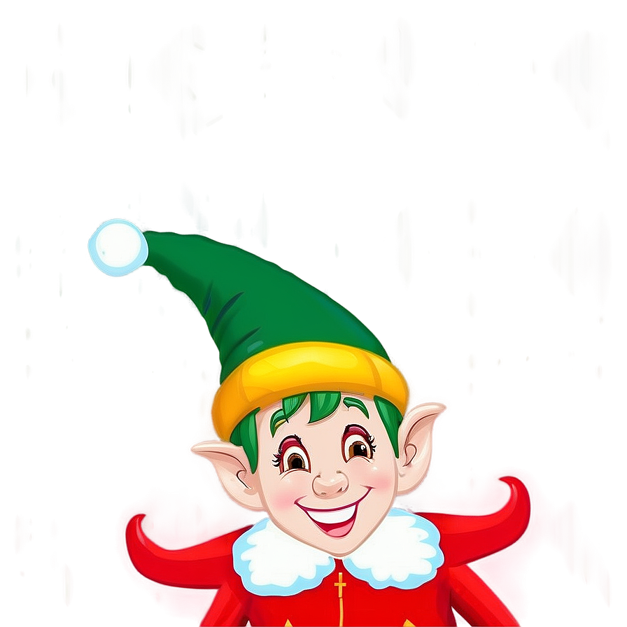 Christmas Elf With Ornaments Png 06252024 PNG image