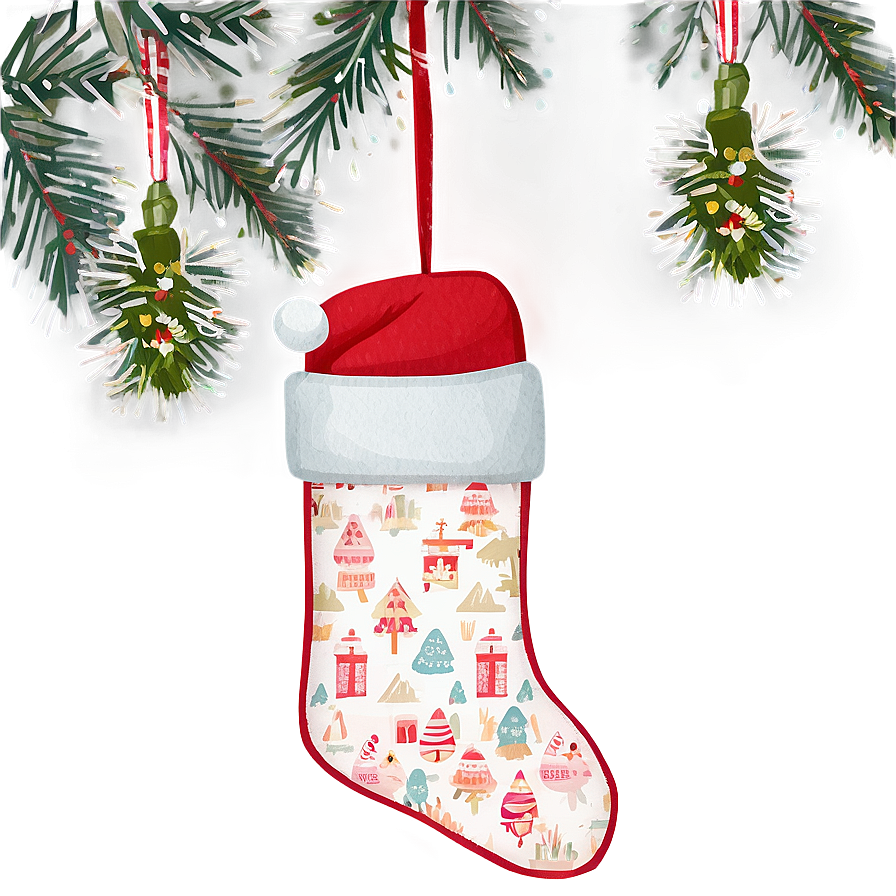 Christmas Eve Stockings Hung Png Oyw52 PNG image