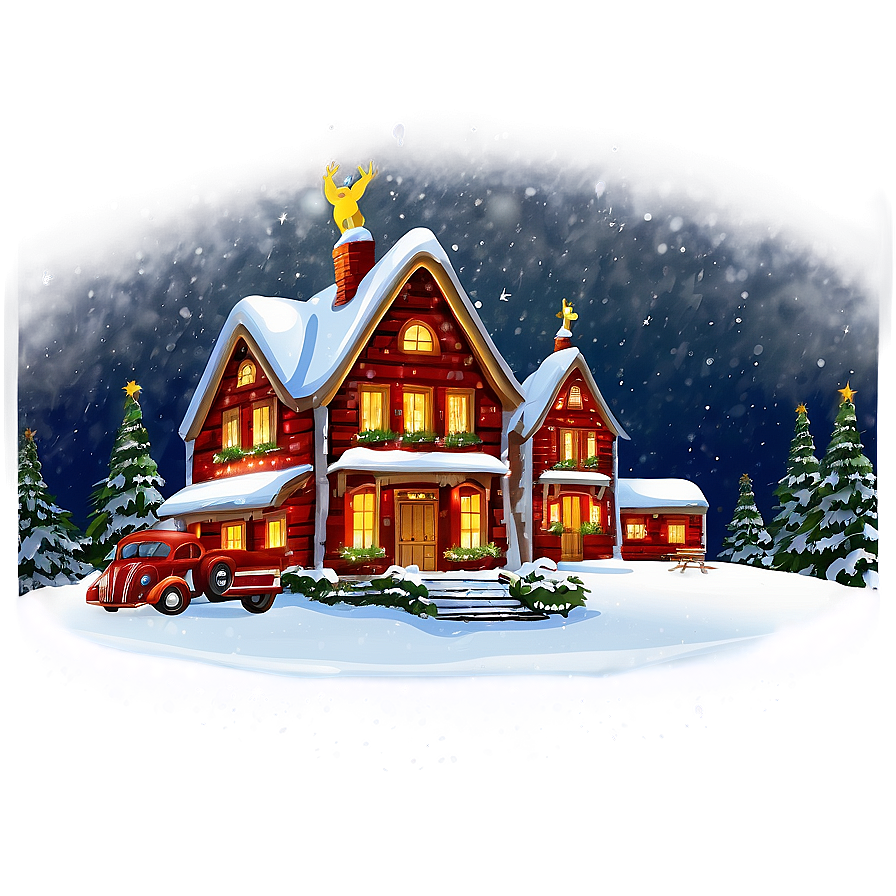 Christmas Eve Winter Wonderland Png 26 PNG image