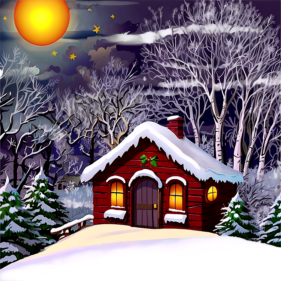 Christmas Eve Winter Wonderland Png 40 PNG image