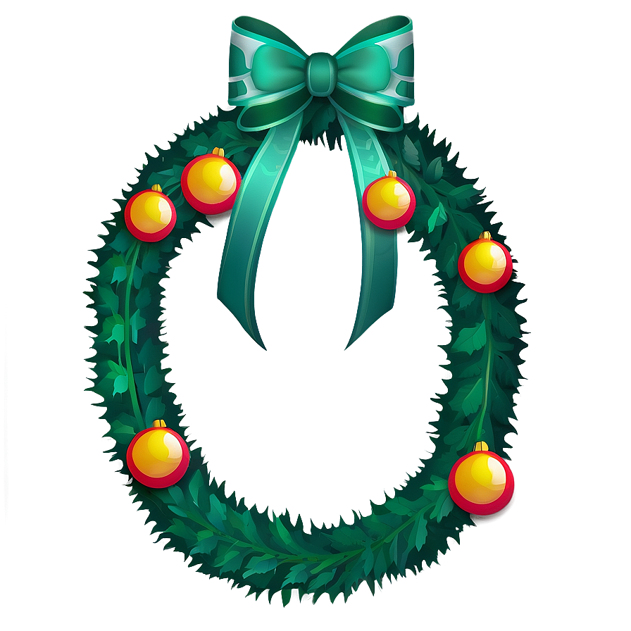 Christmas Garland Decoration Png 06292024 PNG image