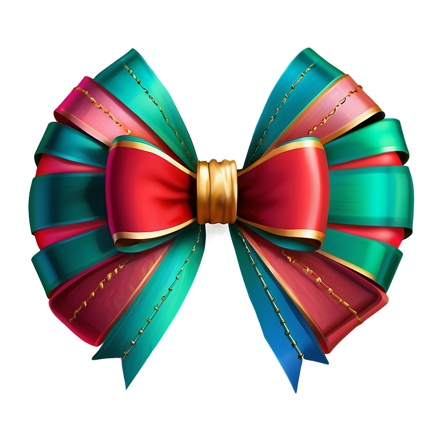 Christmas Gift Bow Png 06132024 PNG image