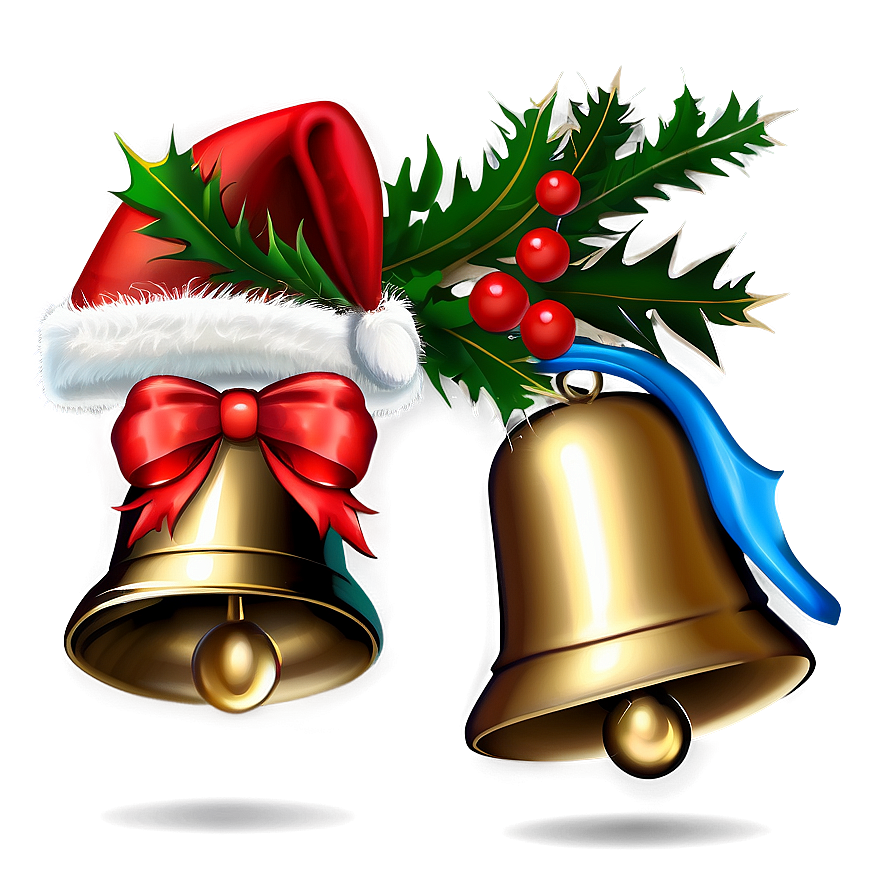 Christmas Hat With Bells Png 75 PNG image