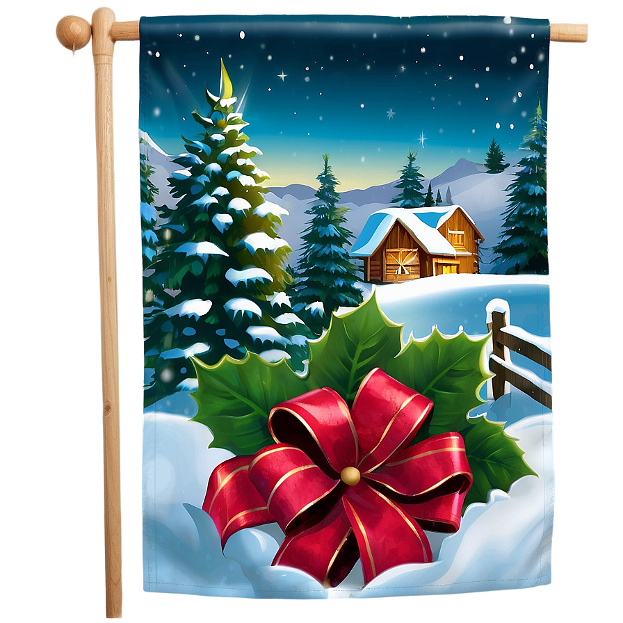 Christmas Joy Garden Flag Png Hon PNG image