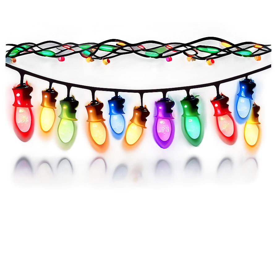 Christmas Lights Clipart Png 05032024 PNG image