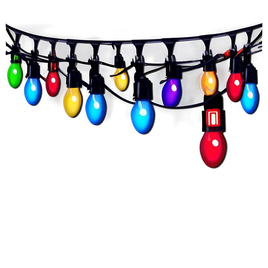 Christmas Lights Clipart Png 05032024 PNG image