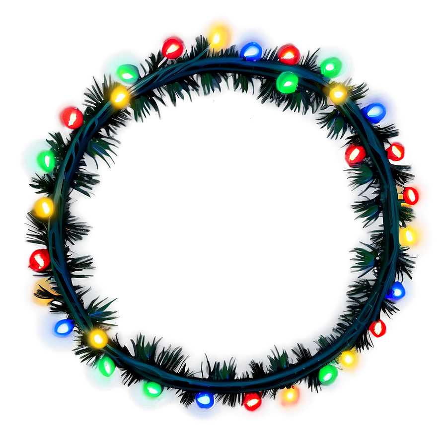 Christmas Lights Garland Png Tay24 PNG image