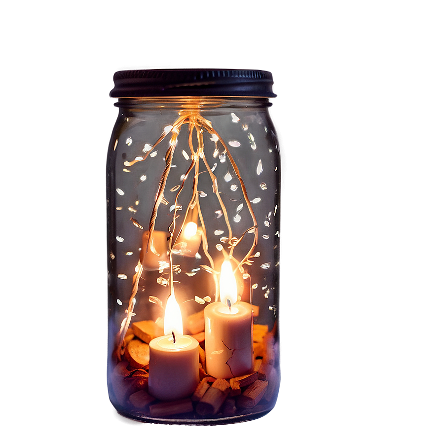 Christmas Lights In Jar Png 87 PNG image