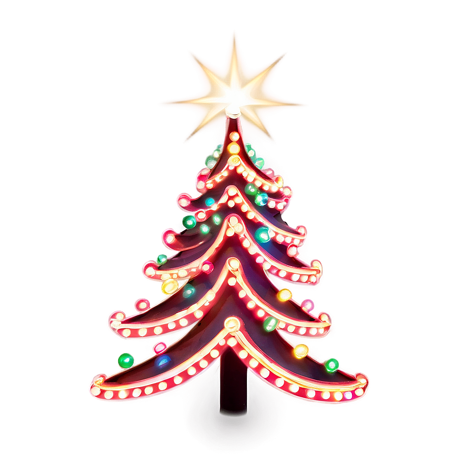 Christmas Lights On Tree Outside Png Mop PNG image