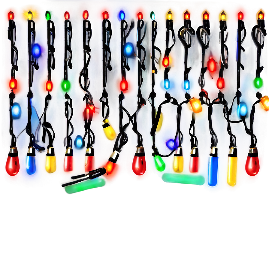 Christmas Lights Pattern Png Jrf PNG image