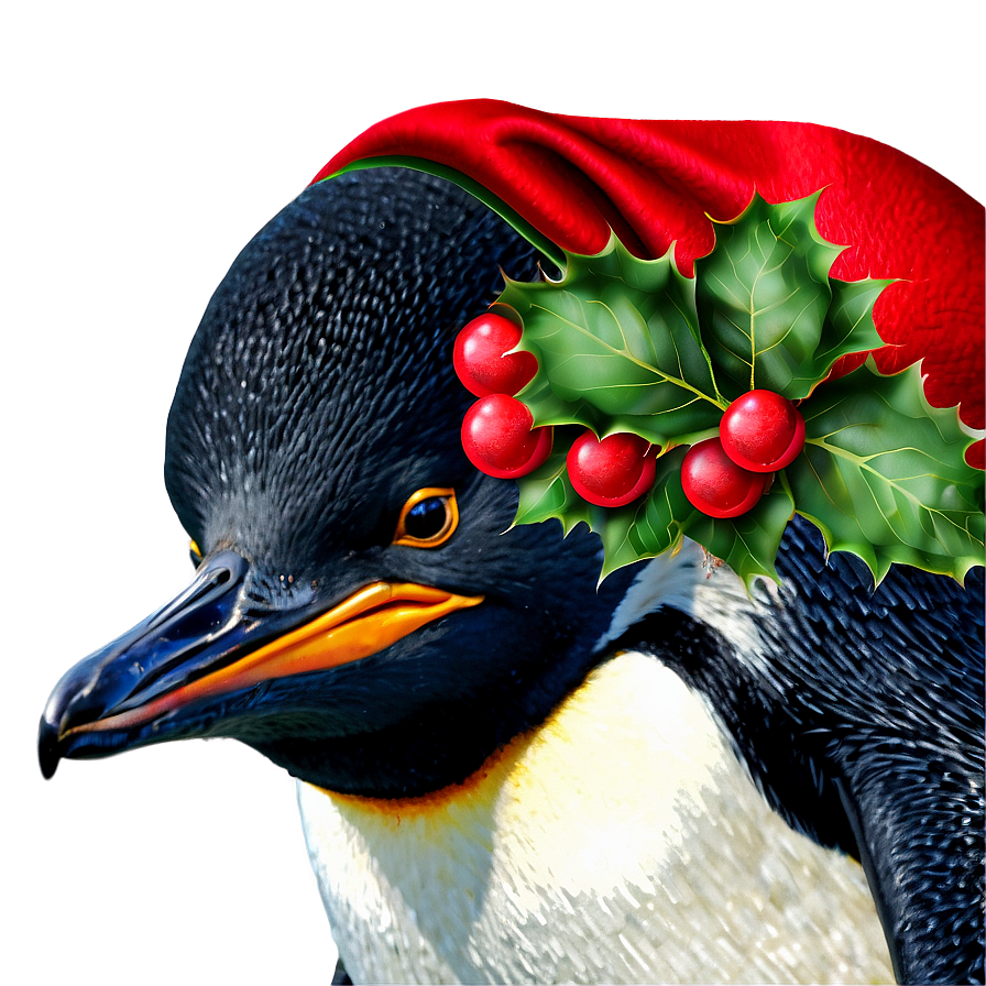 Christmas Penguin Png Ows9 PNG image