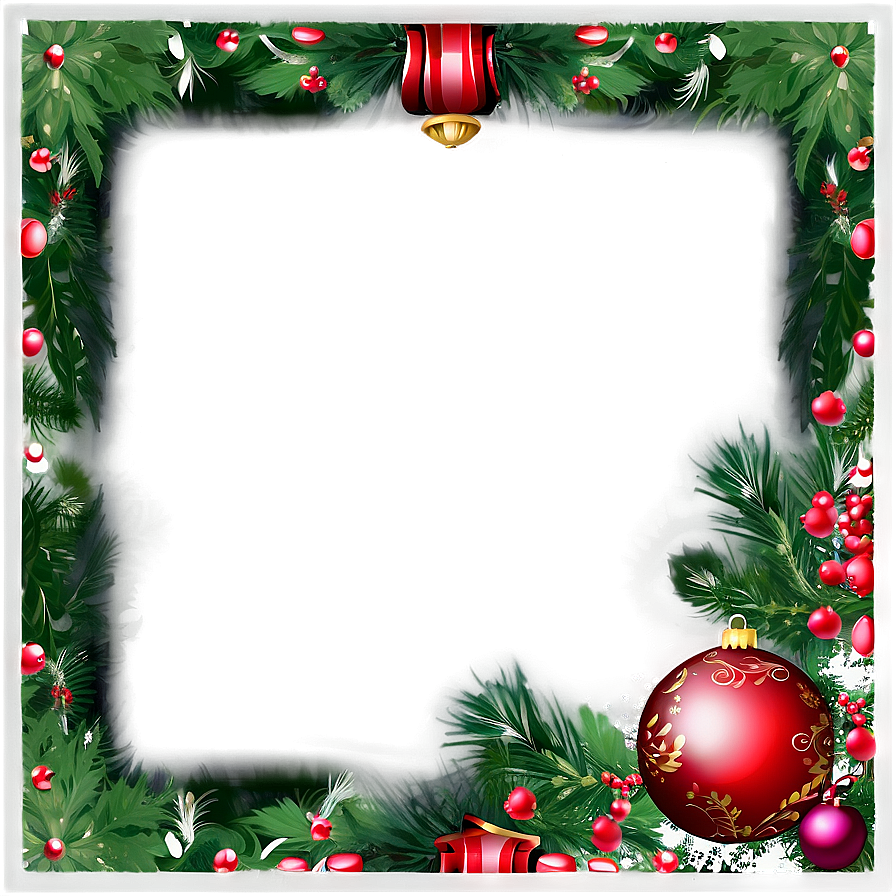 Christmas Photo Frame Png 31 PNG image