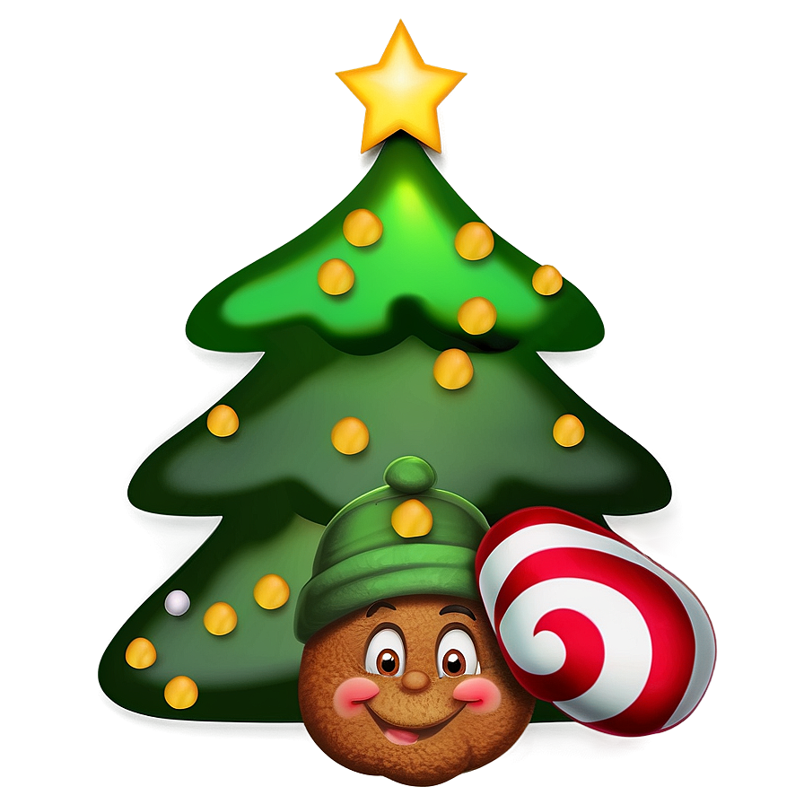Christmas Poop Emoji Png Ytn PNG image