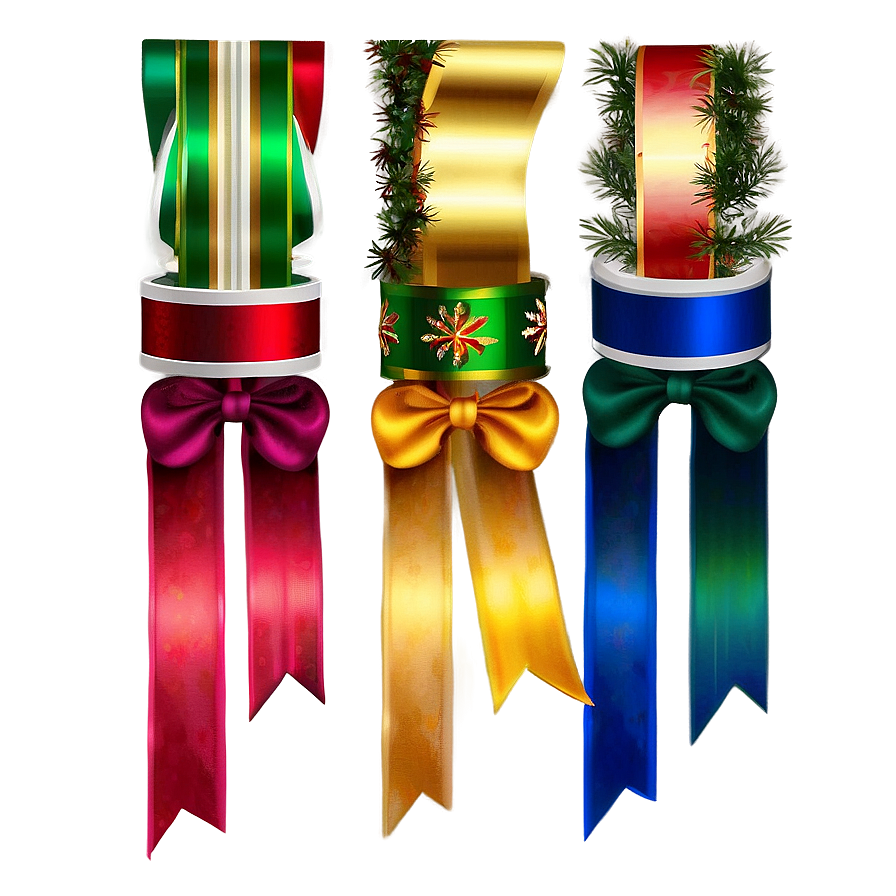 Christmas Ribbon Png 75 PNG image