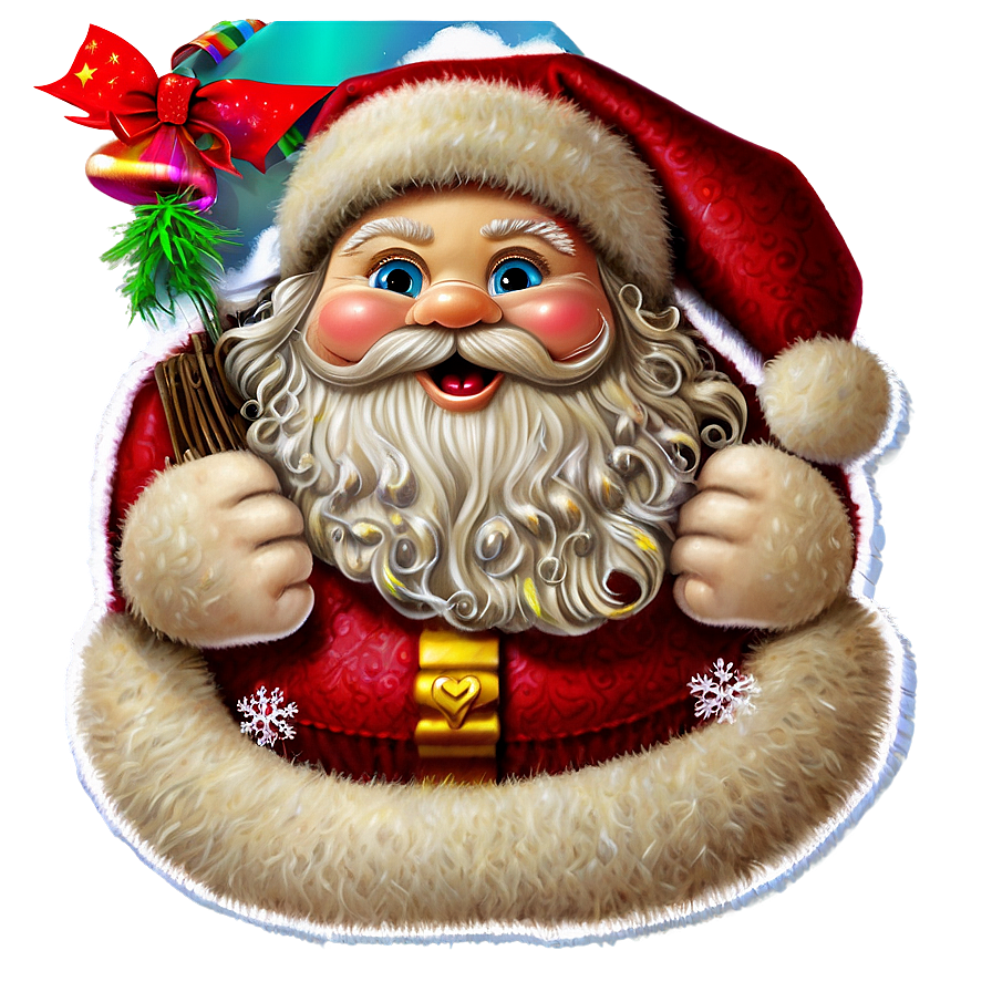 Christmas Santa A PNG image