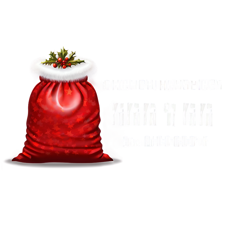 Christmas Santa Sack Png Ydp PNG image