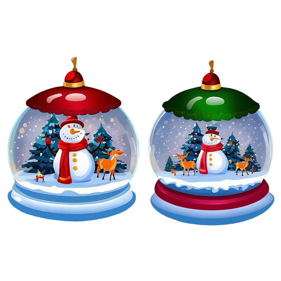 Christmas Snow Globe Wonderland Png 06252024 PNG image