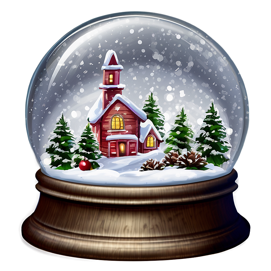 Christmas Snow Globe Wonderland Png 89 PNG image