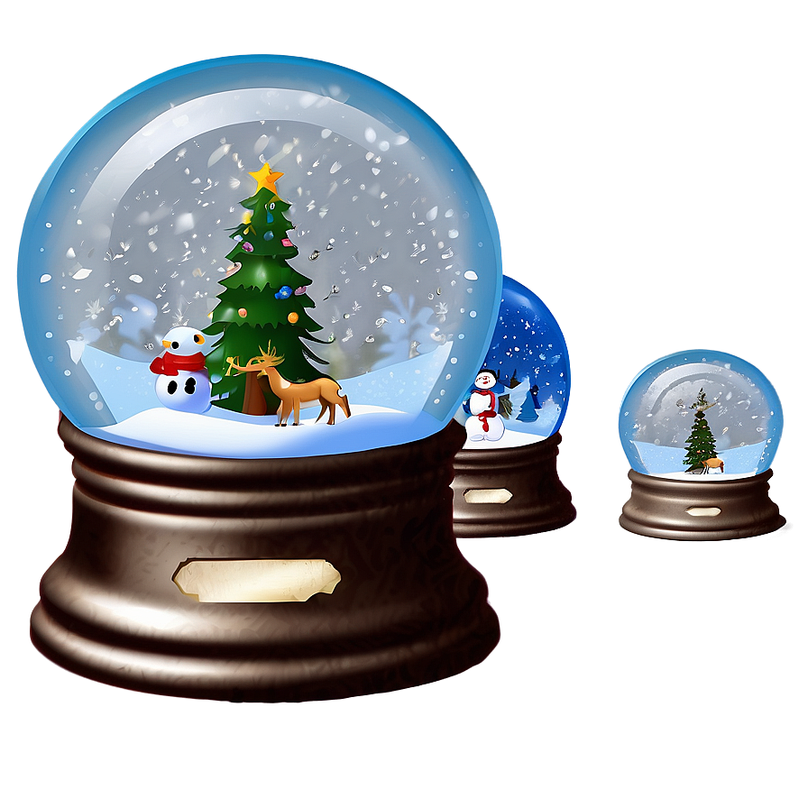 Christmas Snow Globe Wonderland Png 94 PNG image