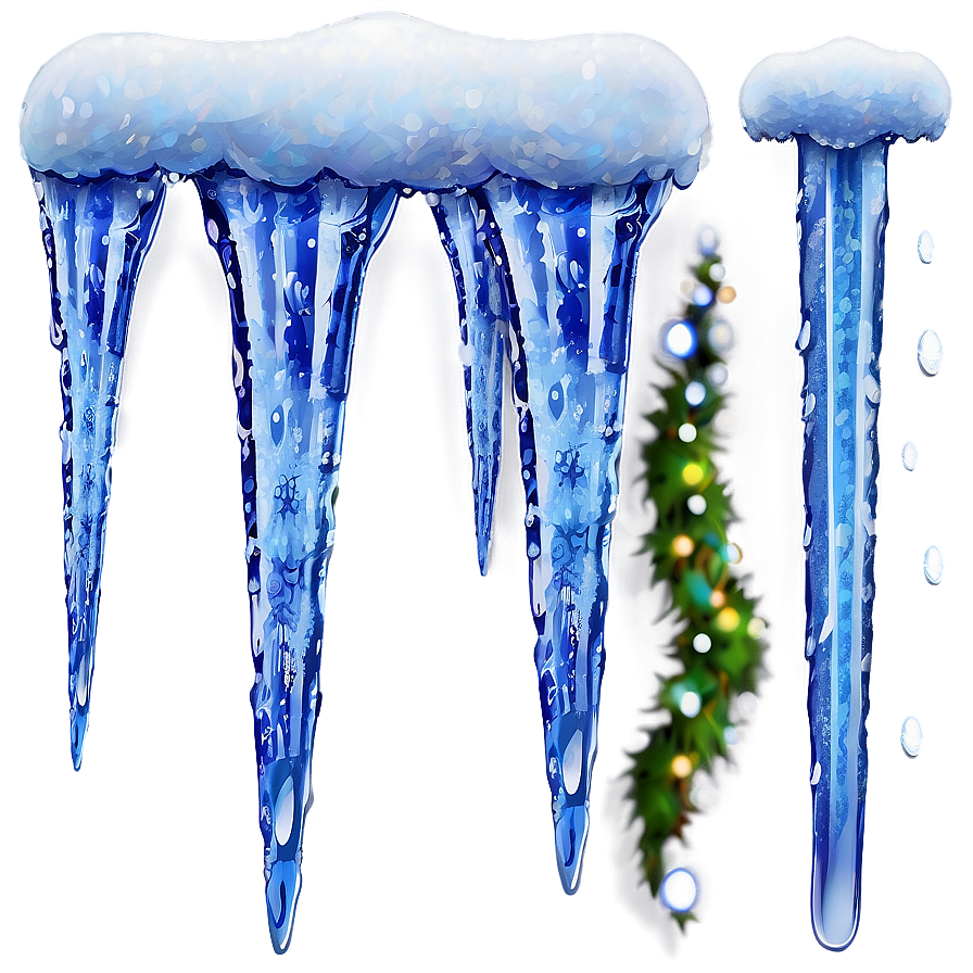 Christmas Snow Icicles Png Lir83 PNG image