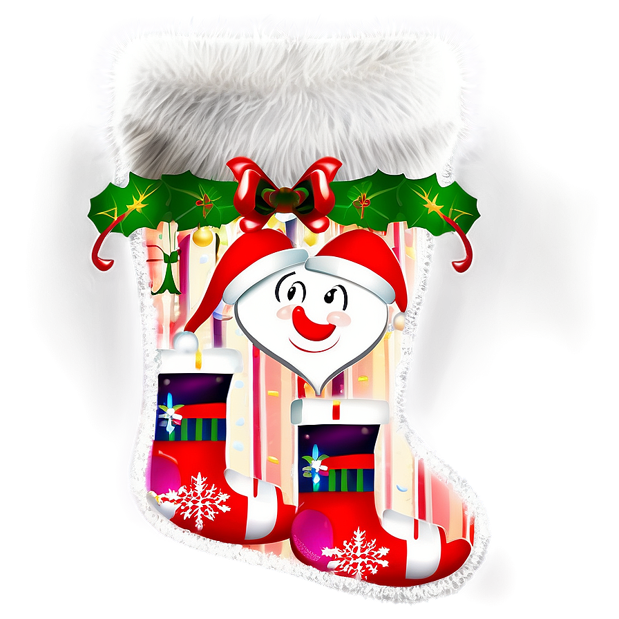 Christmas Stocking C PNG image