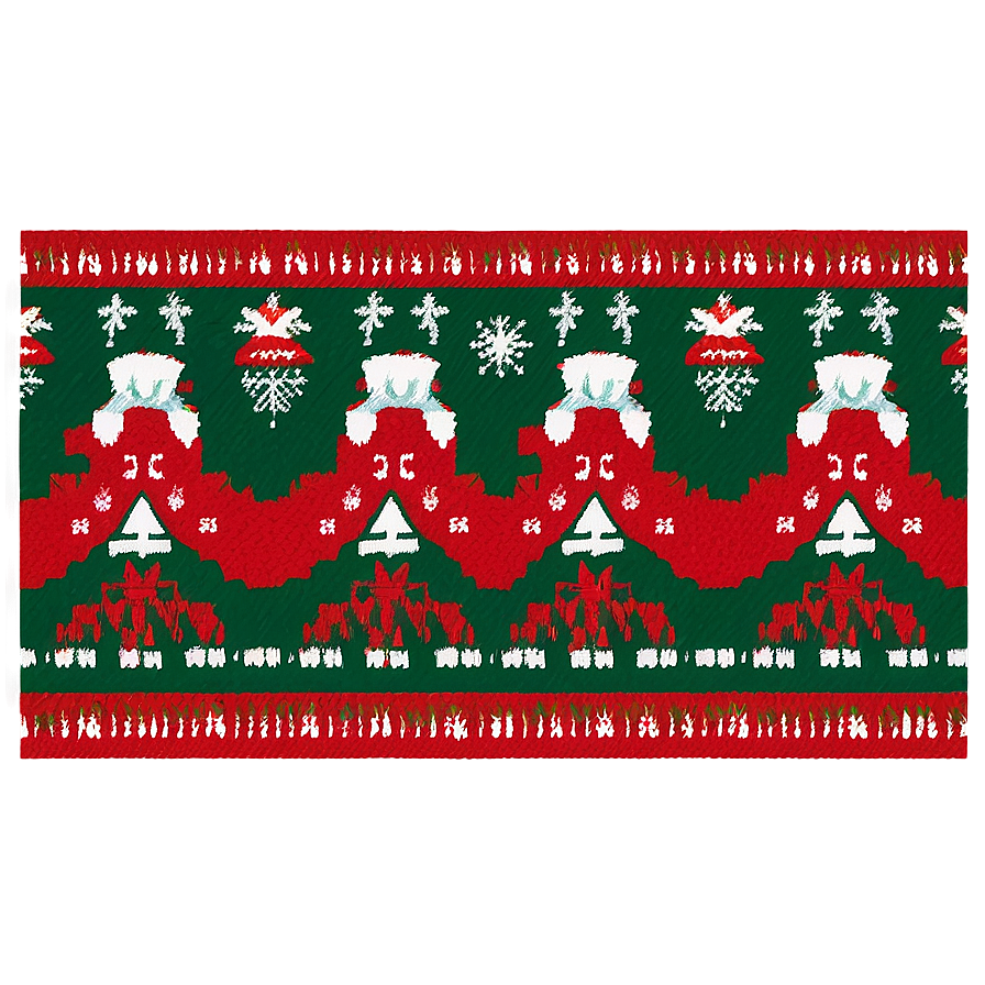 Christmas Sweater Pattern Png 05032024 PNG image