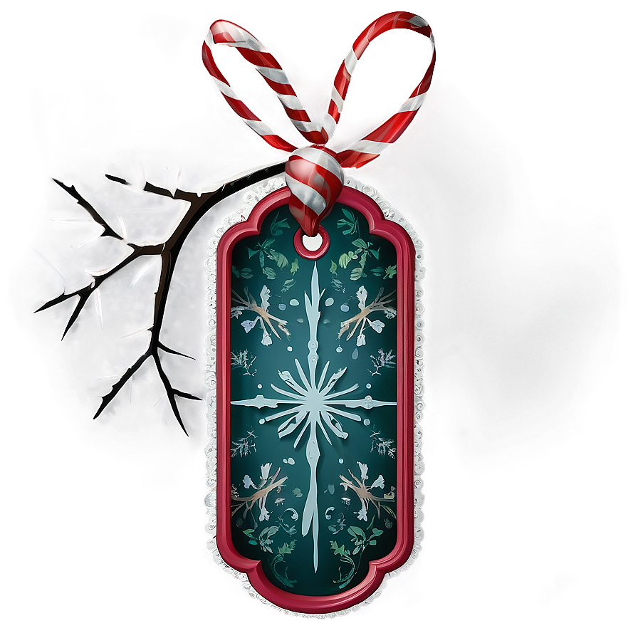 Christmas Tag Design Png 06282024 PNG image