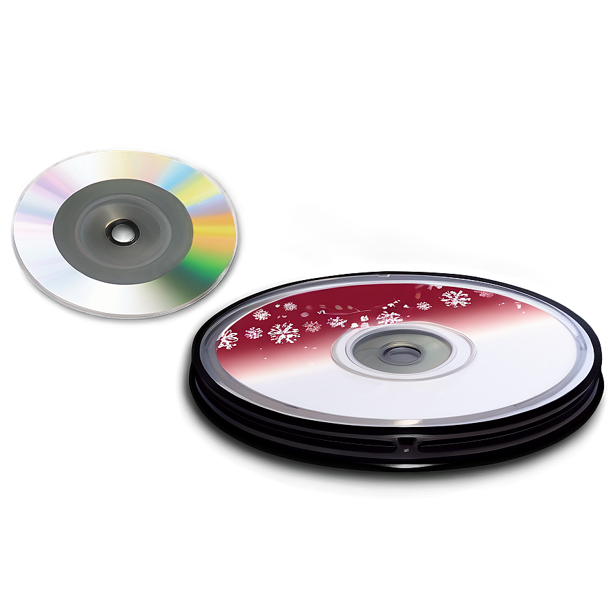 Christmas Theme Cd Case Graphic Png 05252024 PNG image