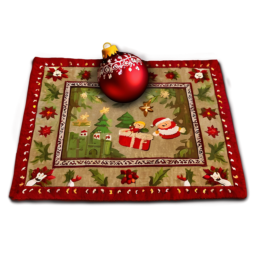 Christmas Themed Carpet Png 19 PNG image